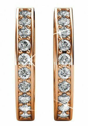 PERRY   - Oorbellen - couleur or rose / cristal