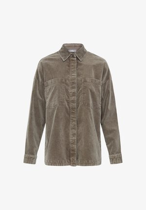 PULZ, PZFIBA LS SHIRT - Chemisier - walnut