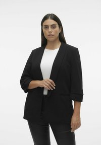 Vero Moda Curve VMCZAMIRA 3/4 LONG  EXC CUR - Blazer - black