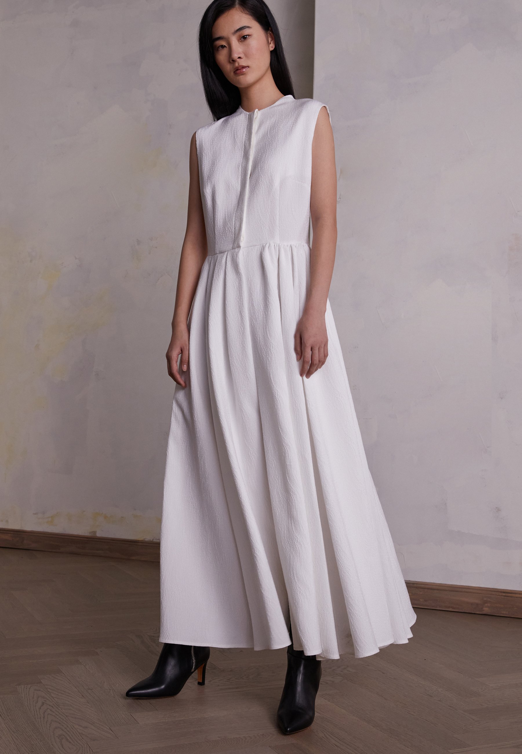 Sara Battaglia GILET - Vestito lungo - white/bianco - Zalando.it