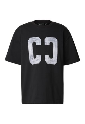 Colucci COLLEGE LOGO TEE - Printtipaita - black