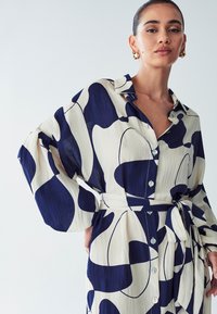 ST MRLO BLIGH - Košilové šaty - navy abstract geo