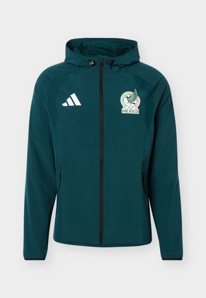 adidas Performance, MEXICO TIRO TRAVEL FULL ZIP - Rahvuslike meeskondade riided - aurora ivy