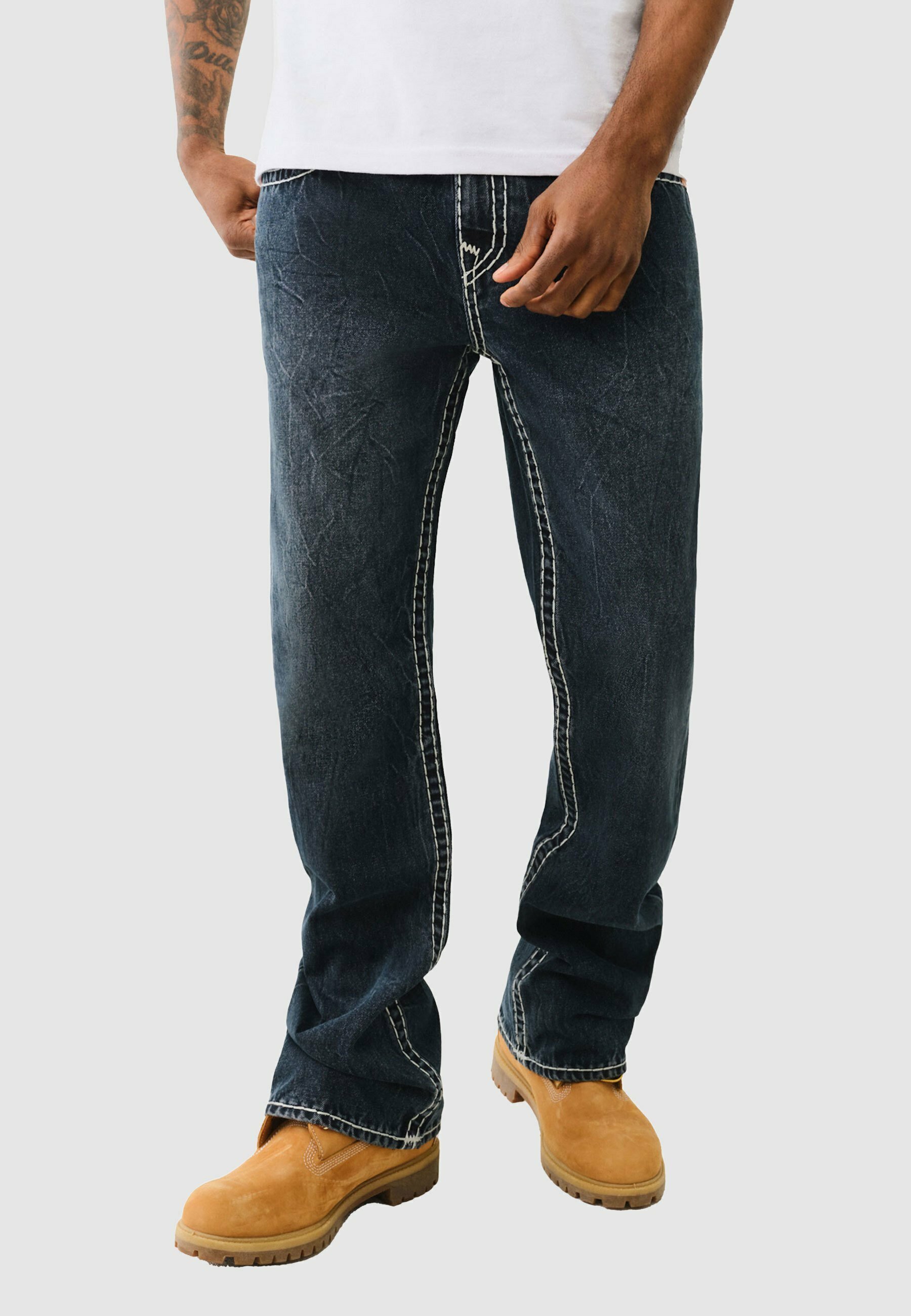 TRUE RELIGION 及ぼす BILLY SUPER T フレア デニム USA製 