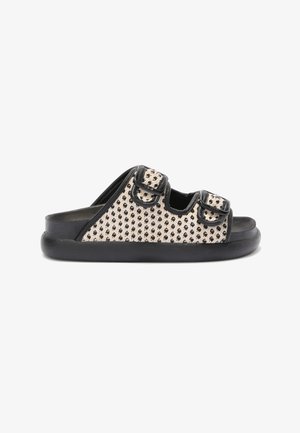 Scholl, NOELLE CHUNKY - Sandalias planas - white black