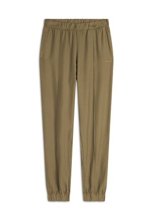 CON IMPUNTURA CENTRALE - Pantalones deportivos - aloe direct dyed