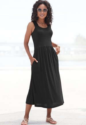 Beach Time Jerseykleid - schwarz