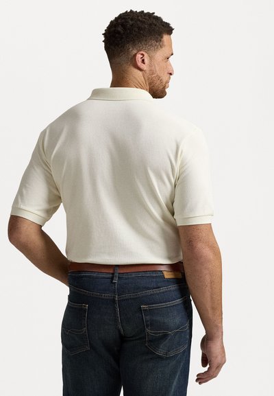 Polo Ralph Lauren Big & Tall THE ICONIC MESH POLO SHIRT - Polo krekls - parchment cream