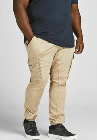 Jack & Jones - PAUL FLAKE AKM  - Pantaloni cargo - crockery Immagine in miniatura 1