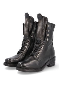 A.S.98 Stivaletti stringati - black