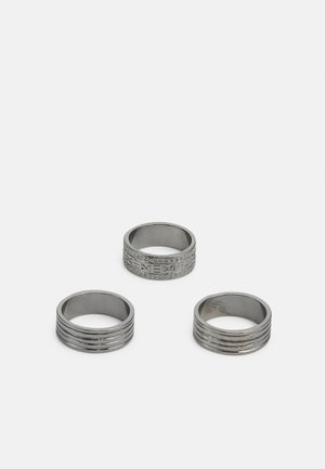 Jack & Jones JACTARANTO 3 PACK UNISEX - Bague - black