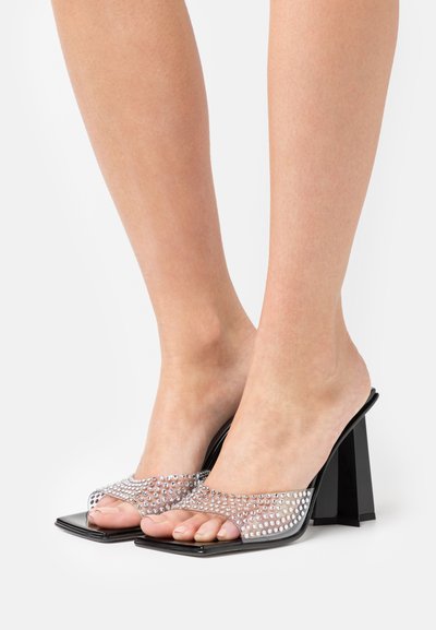 CHIARA FERRAGNI STAR HIGH MULE - Μιουλ με τακούνι - black