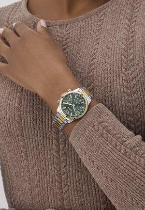 Guess BAILEY - Montre à aiguilles - silver and green