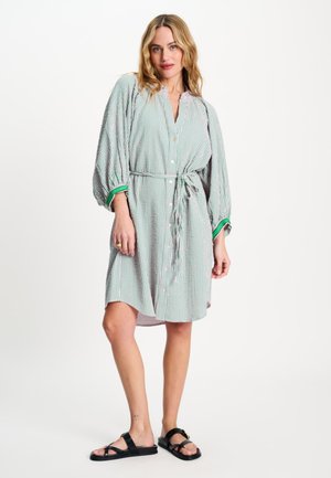 POM Amsterdam, Blousejurk - light green light pink
