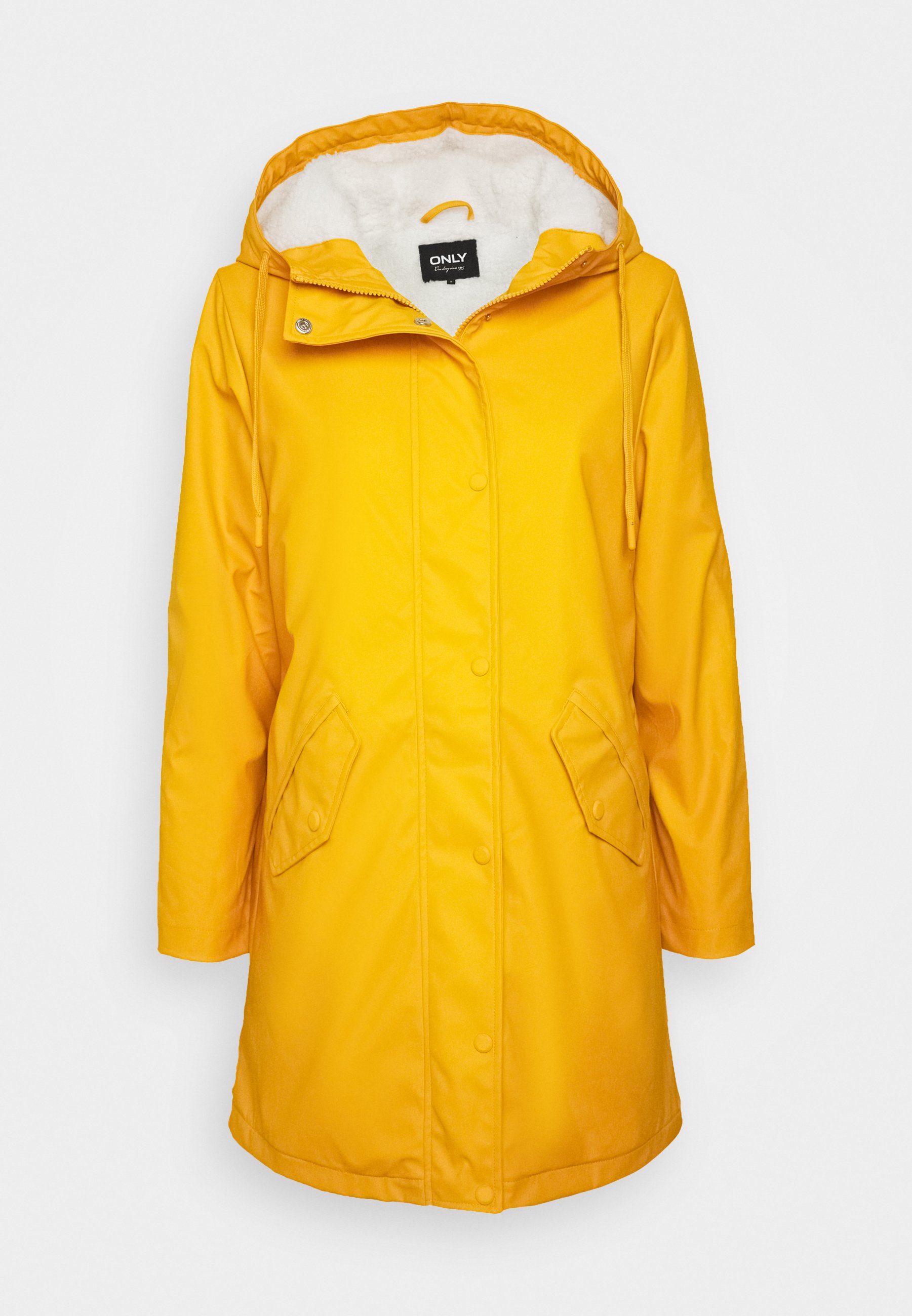 petite yellow coat