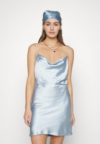 Gina Tricot SATINA COWLNECK - Vestido de cocktail / Vestido de festa - kentucky blue