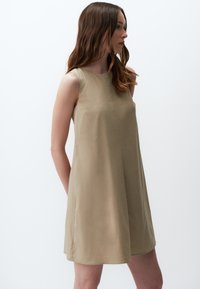 Jimmy Key SLEEVELESS BASIC MINI - Freizeitkleid - dark mink