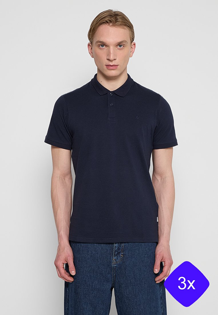 jack & jones Poloshirt donkerblauw jack & jones Poloshirt donkerblauw