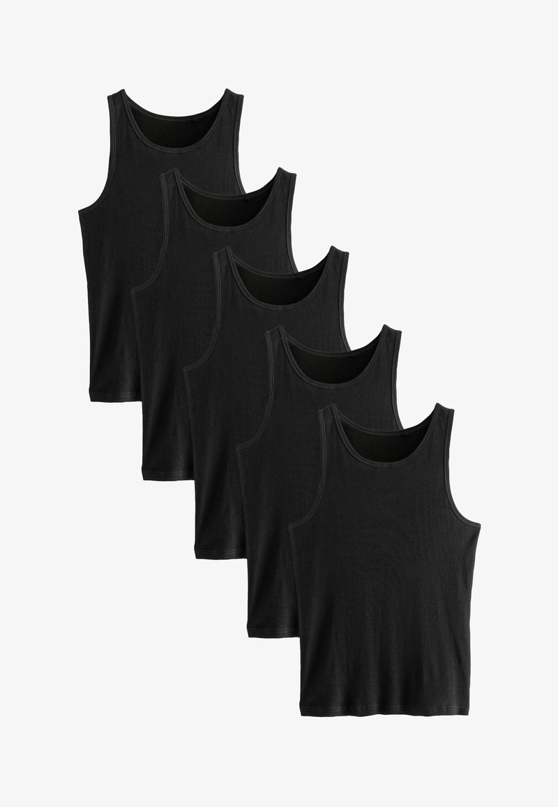 Next FIVE PACK - Spodnja majica - black ribbed