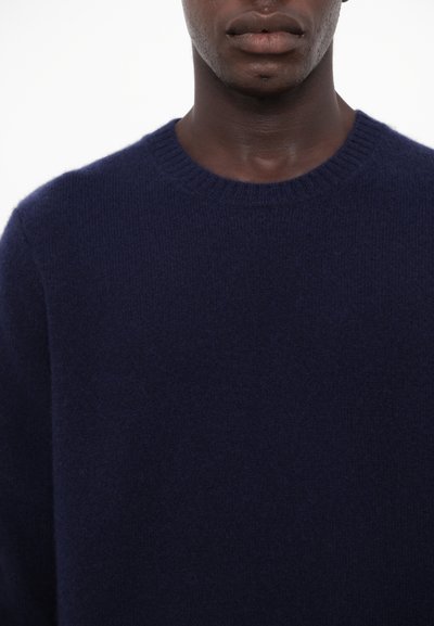 WOOD WOOD BRUSHED JUMPER - Pulóver - navy