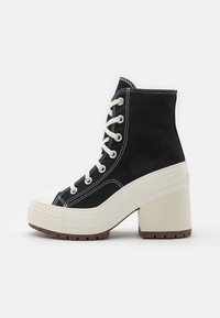 CHUCK 70 DE LUXE HEEL - Gležnjače s platformom - black