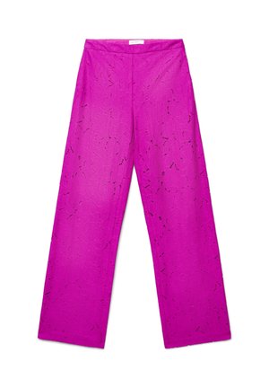 PALAZZO - Pantalon classique - ciclamino