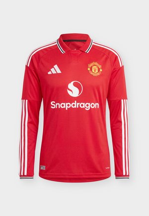 adidas Performance, MANCHESTER UNITED 26/27 HOME AUTHENTIC LONGSLEEVE - Fotballdrakter - red