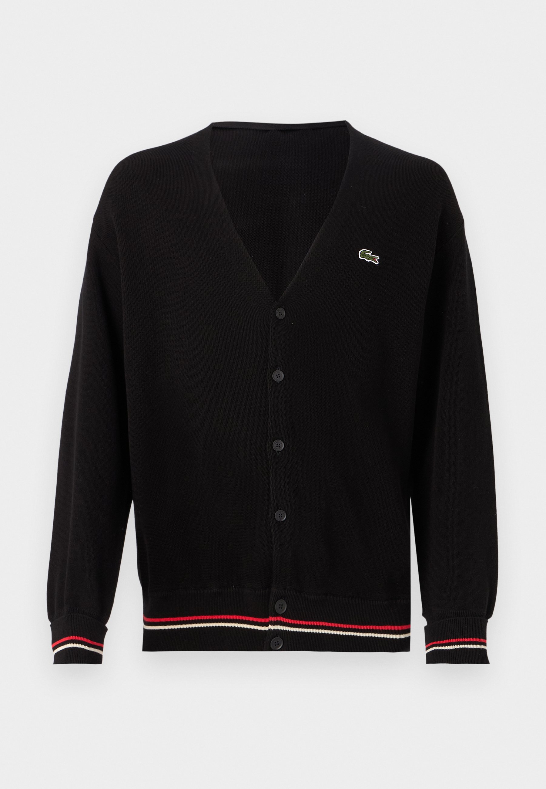 Lacoste Cardigan - black/grenadine lapland/black - Zalando.co.uk