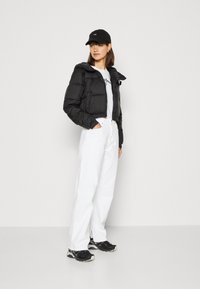 Tommy Jeans TJW HOODED PUFFER - Vinterjakke - black