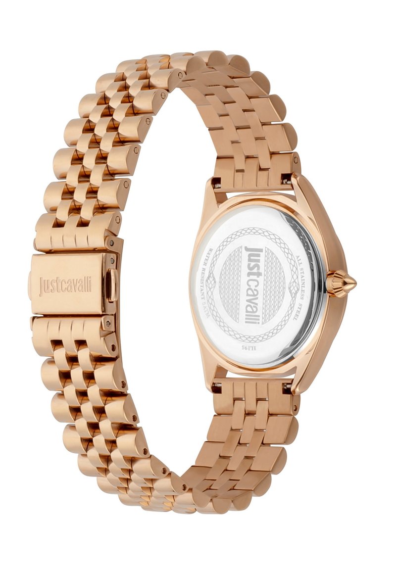 Montre Just Cavalli Pour Homme Earth, Multifonction, Boîtier Or Rose PVD 45 Mm, étui Et Garantie Inclus - Neuf Avec étiquettes