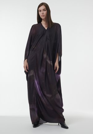 PRINTED PANEL DETAIL - Maxi-jurk - purple