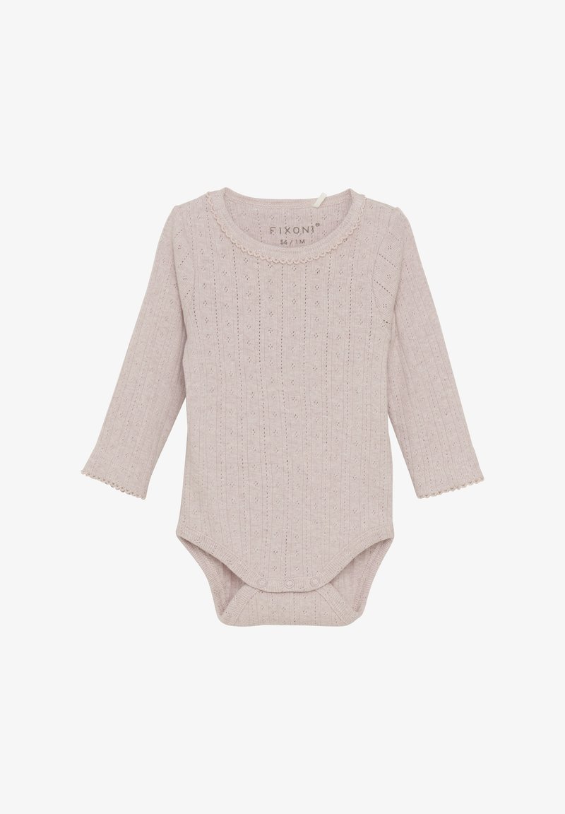 FIXONI LONG SLEEVES MELANGE - Body - violet ice melange