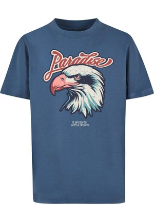 PARADISE EAGLE - Potiskana majica - vintageblue