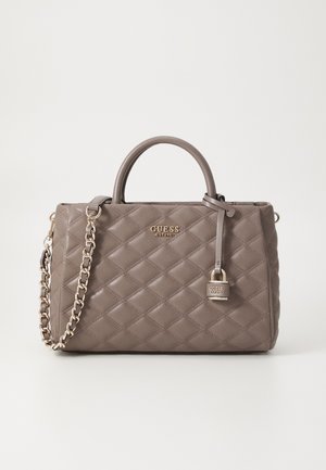 TAMSIN SOCIETY SATCHEL - Bolso de mano - dark taupe
