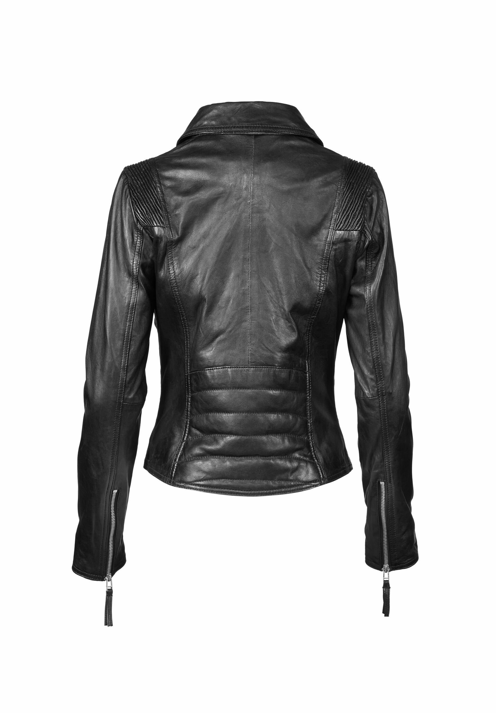 épine leather jacket Classic chopper leather jacket with protectors Size XL