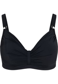 MED DRAPERINGER - Bikini-Top - black