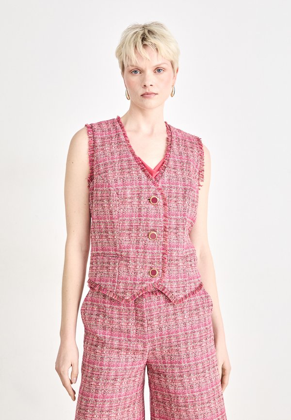 CLAUDIA VEST - Waistcoat - flowering peony twee