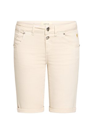 Cartoon, CARTOON MIT STICKEREI SHORTS - Jeans Shorts - beige