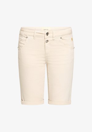 Cartoon, CARTOON MIT STICKEREI SHORTS - Jeans Shorts - beige