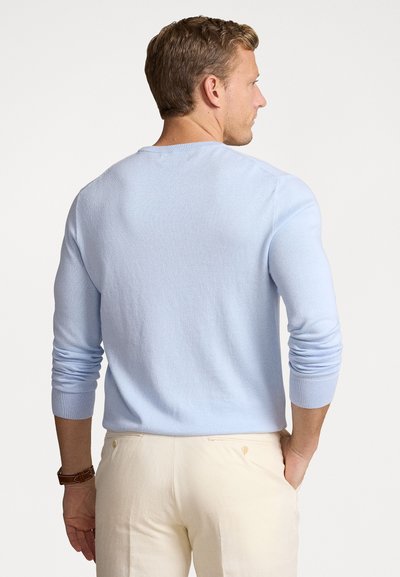 Polo Ralph Lauren COTTON-CASHMERE CREWNECK SWEATER - Jersey de punto - oxford blue