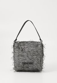 SAPETRA MINI BAG 15791 - Τσάντα χειρός - black white herringbone
