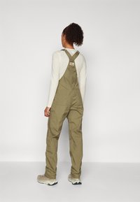 Fjällräven VARDAG DUNGAREE TROUSERS W - Hlače za na prostem - green