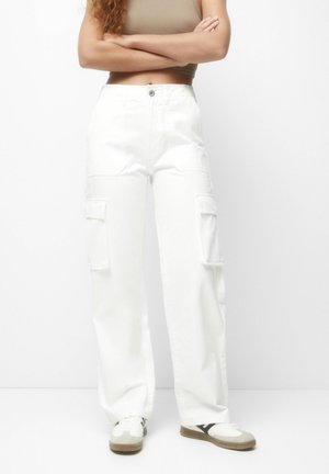 PULL&BEAR, Pantalon cargo - white