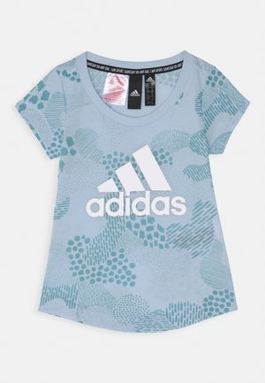 TEE - Print T-shirt - sky tint/ash grey/white