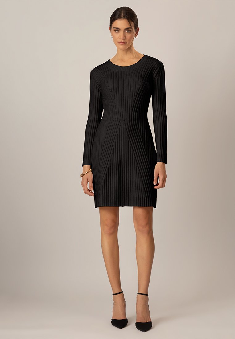 Apart Gebreide jurk zwart