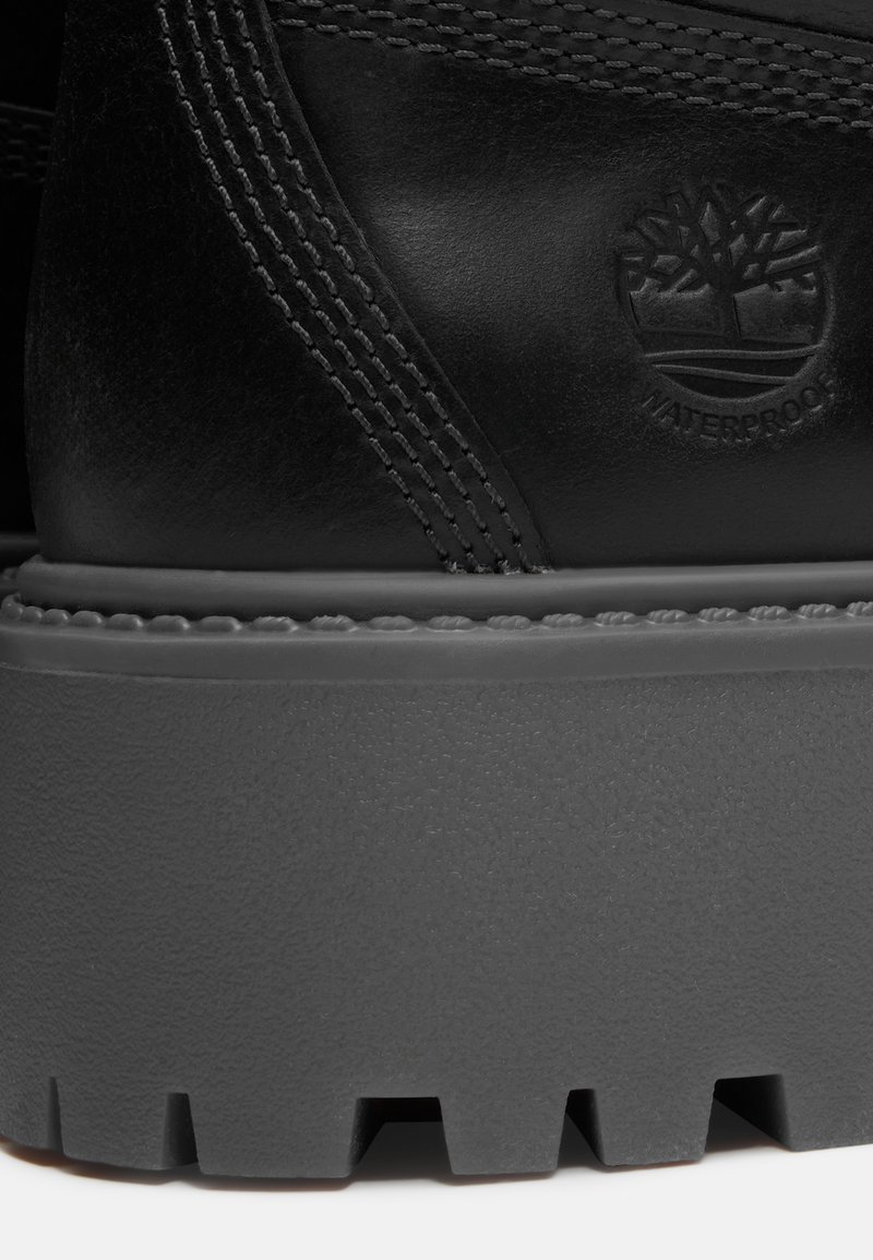 Timberland STREET - Šněrovací kotníkové boty - black full grain w black