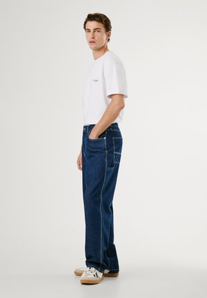 RELAXED TAPER CARPENTER BLUE - Vaqueros boyfriend - denim