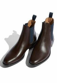 Scarosso Botines - brown calf/blue stretch
