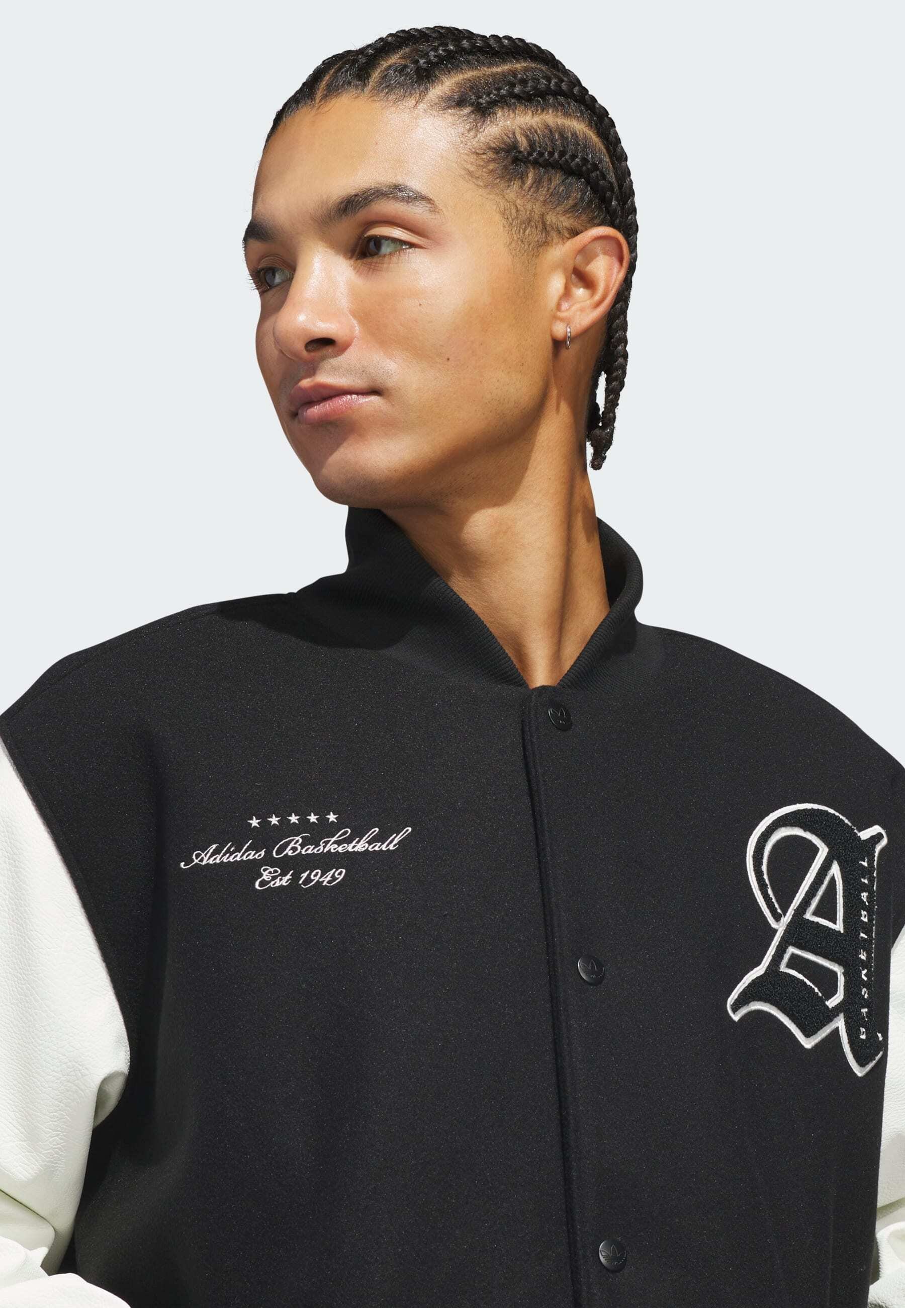 adidas Originals VARISTY - Bomber Jacket - black - Zalando.ie