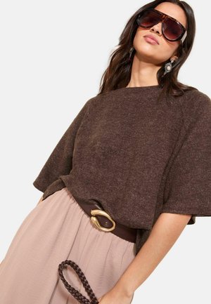 T-shirts basic - chocolate brown